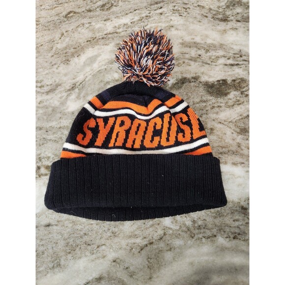 Syracuse Orange winter hat with pom pom - Picture 1 of 2